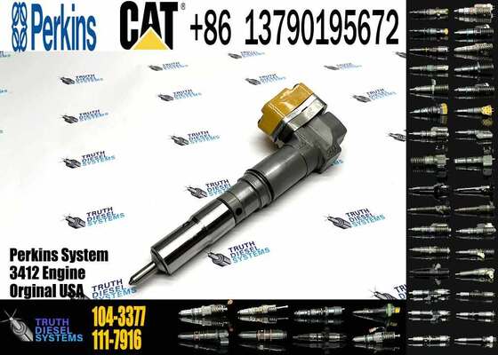 Fuel Injector 104-3377 174-7526 111-7916 138-8754 0R-8624 for CAT 3408E 3412E Engine 769D 773D 775D 631E 633E II 637E 651E 657E