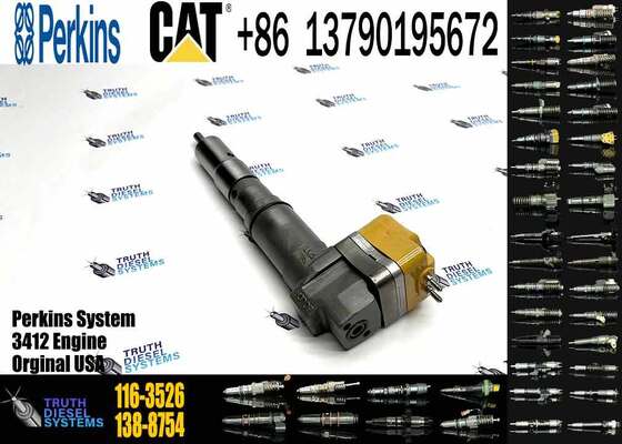 Fuel Injector 104-3377 174-7526 111-7916 138-8754 0R-8624 for CAT 3408E 3412E Engine 769D 773D 775D 631E 633E II 637E 651E 657E