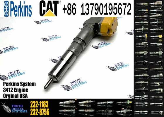 New 3412E 3408 Diesel Fuel Injector for Excavator Engine Parts 232-1171 10R-1267 232-1183 10R-1266 4CR01974