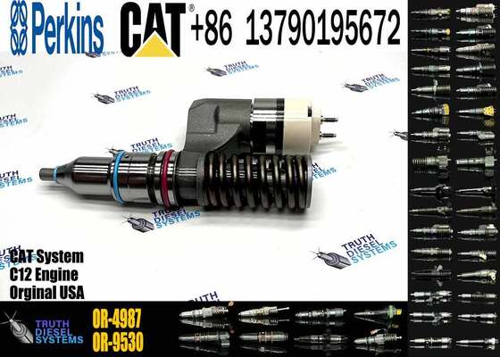 Excavator Parts Diesel C12 Engine Injector 208-9160 0R-9595 1OR-1814 OR-4987 161-1785 New Stainless Steel Injector for Excavator