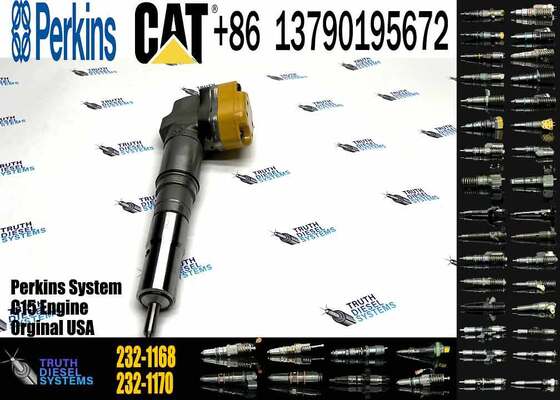 Diesel Fuel Injector 153-5938 232-1168 156-3895 204-2467 232-1167 173-4059 for Cater-pillar CAT Engine 3412E 3412 Tractor