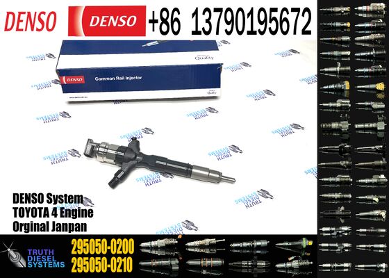 295050-0460 Fuel Injector 23670-39365 for Toyota 1KD-FTV 3.0L D-4D Euro 4 Common Rail Diesel Engine 295050-0200