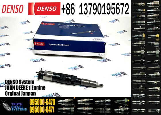 Diesel Fuel Injector 095000-6470 RE546777 for John Deere 6090 9.0L Engine 350DLC 350GLC Bico Injetor diesel
