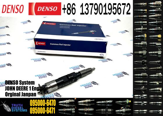 Diesel Fuel Injector 095000-6470 RE546777 for John Deere 6090 9.0L Engine 350DLC 350GLC Bico Injetor diesel