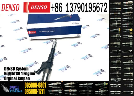 Diesel Fuel Injector 095000-1211 095000-0809 095000-0801 095000-6373 095000-8901 for Excavator Spare Parts 095000-1211