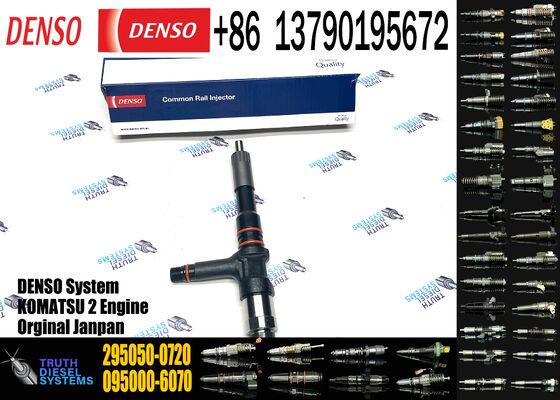 Wholesale Fast Shipping Fuel Injector 6252-11-3100 6252 11 3100 295050-0720 095000-0720 for PC400-10 PC450LC-10 PC490-10 PC490LC