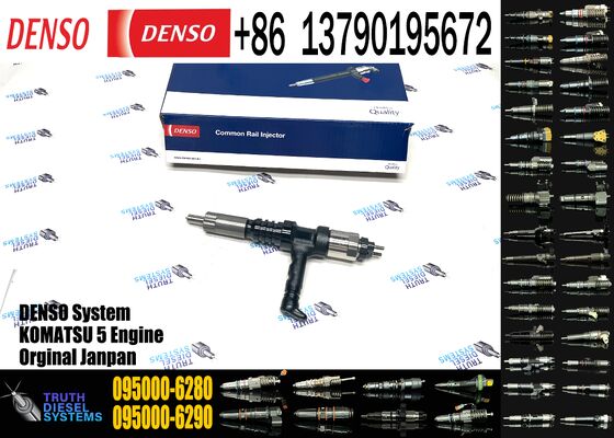 095000-6280 Fuel Injector 095000-6280 6219-11-3100 for Komatsu 140E SAA6D170 PC400-8 WA900-3 730E 6D140 SAA12V140E Diesel Engine