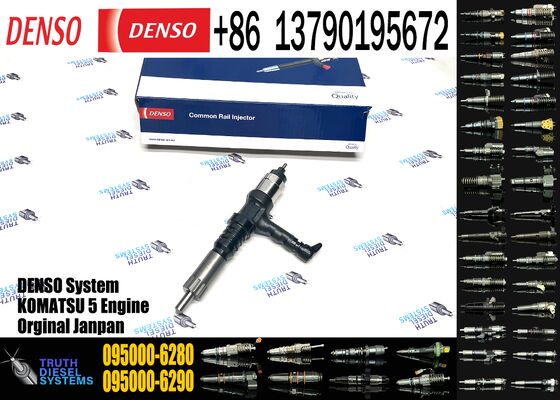 095000-6280 Fuel Injector 095000-6280 6219-11-3100 for Komatsu 140E SAA6D170 PC400-8 WA900-3 730E 6D140 SAA12V140E Diesel Engine