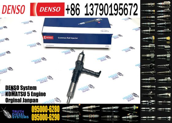 095000-6280 Fuel Injector 095000-6280 6219-11-3100 for Komatsu 140E SAA6D170 PC400-8 WA900-3 730E 6D140 SAA12V140E Diesel Engine