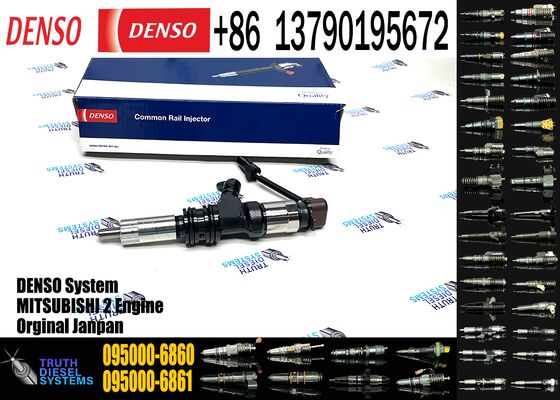 095000-6860 Fuel Injector ME304627 ME307086 for Mitsubishi 6M60 6M60T 7.5L Diesel Engine Common Rail Injection Valve