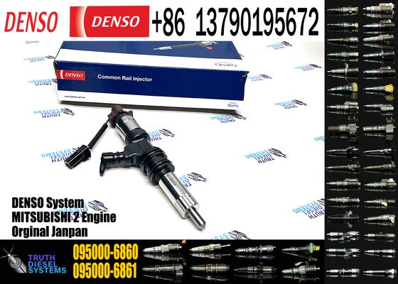 095000-6860 Fuel Injector ME304627 ME307086 for Mitsubishi 6M60 6M60T 7.5L Diesel Engine Common Rail Injection Valve