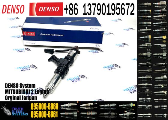 095000-6860 Fuel Injector ME304627 ME307086 for Mitsubishi 6M60 6M60T 7.5L Diesel Engine Common Rail Injection Valve
