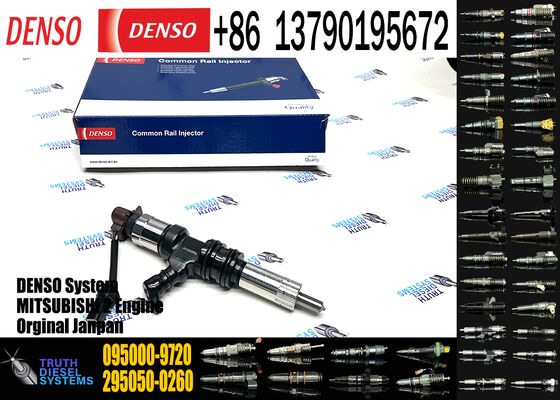 Auto Part Fuel Injector Nozzle 095000-9720 095000-9722 ME307488 for Denso Mitsubishi 6M60 Common Rail Injector Assy