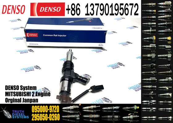 Auto Part Fuel Injector Nozzle 095000-9720 095000-9722 ME307488 for Denso Mitsubishi 6M60 Common Rail Injector Assy