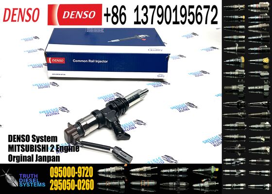 Auto Part Fuel Injector Nozzle 095000-9720 095000-9722 ME307488 for Denso Mitsubishi 6M60 Common Rail Injector Assy