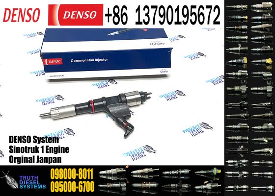 095000-8910 098000-8011 VG1246080106 VG124608005 Fuel Injector Common Rail Injector Assy for SINOTRUK HOWO A7 D12 Truck