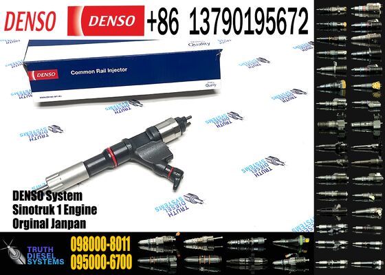 095000-8910 098000-8011 VG1246080106 VG124608005 Fuel Injector Common Rail Injector Assy for SINOTRUK HOWO A7 D12 Truck